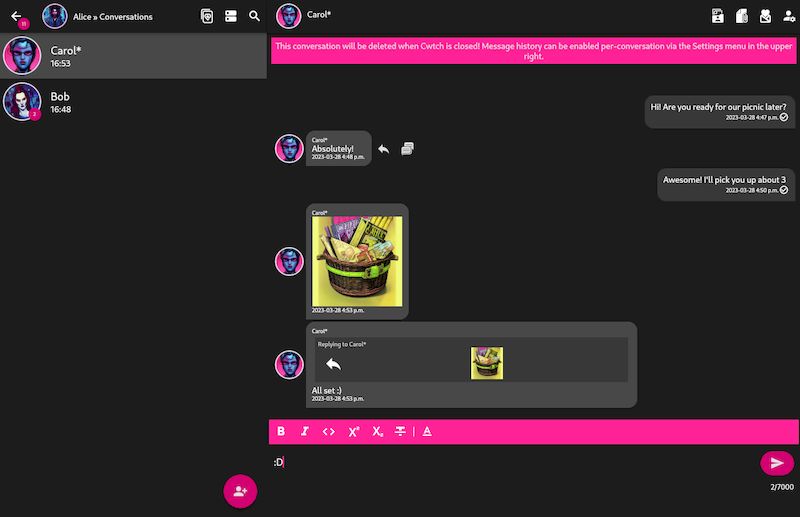 Cwtch 1.12.0 Бета-версия