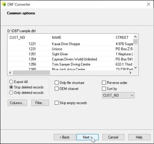 DBF Converter 7.42 с обновленным пакетом установочных файлов