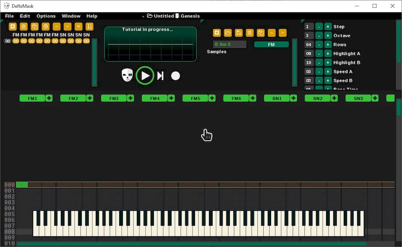 DefleMask 1.2.0 для x64 архитектуры