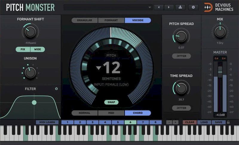 Devious Machines Pitch Monster до версии 1.3.10