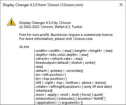 Display Changer версия 4.5.0