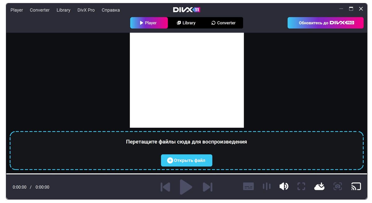 DivX Web Player 11.11.1.0: Русская версия