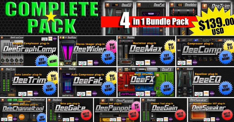 Пакет плагинов Dotec-Audio версии 1.4.8