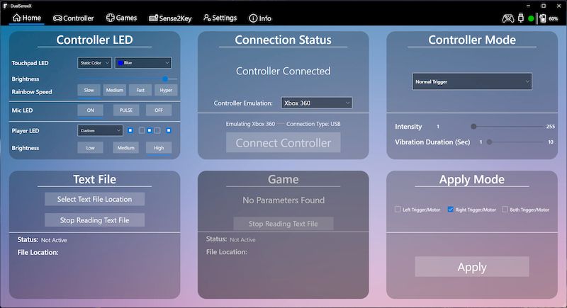 DualSenseX версия 1.4.9