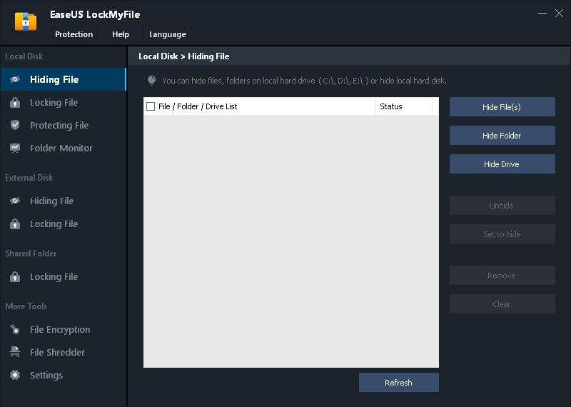 EaseUS LockMyFile версия 1.2.4