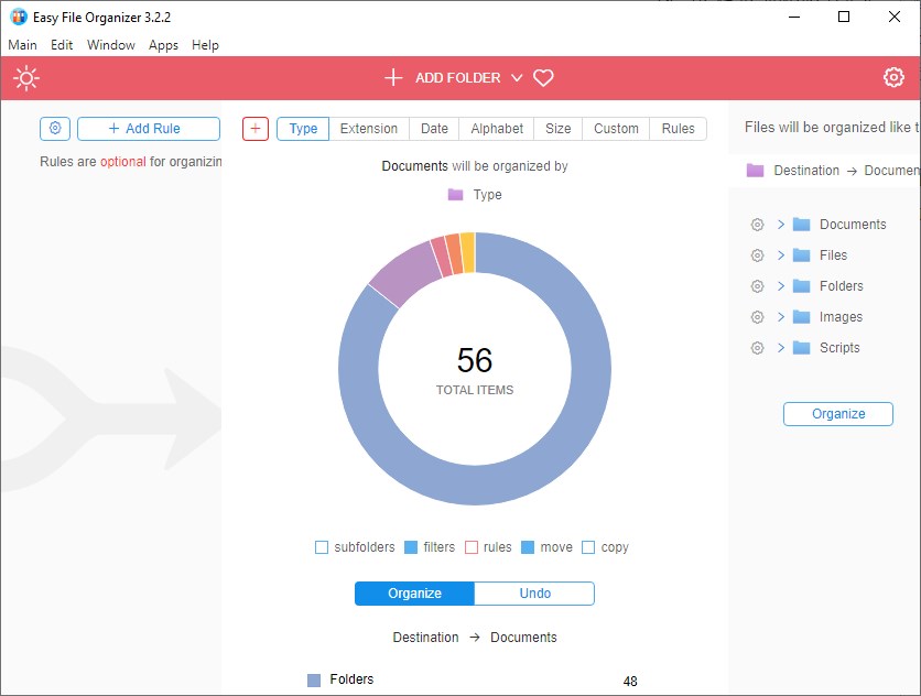 Простой Организатор Файлов 3.3.3 для macOS