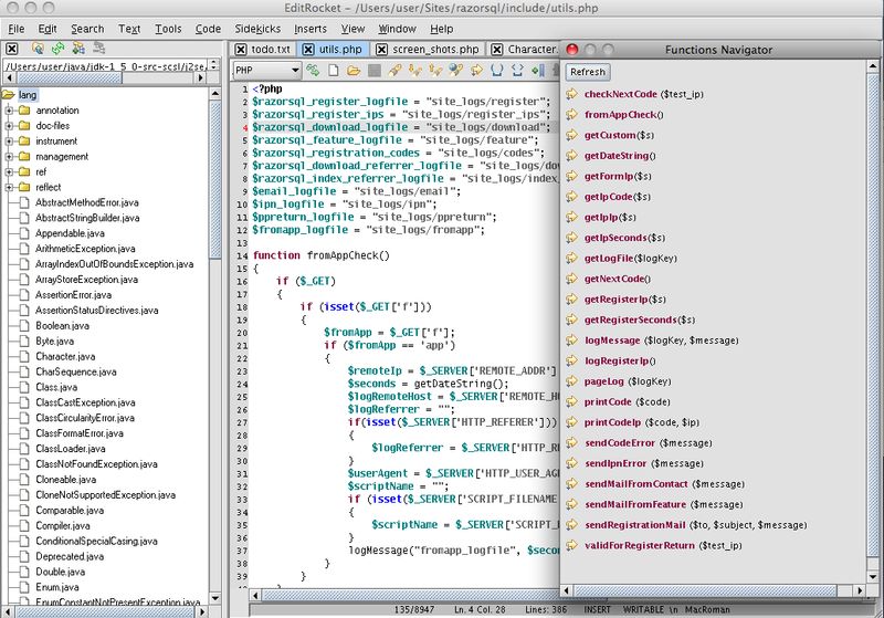 EditRocket 5.0.2 + macOS и Linux