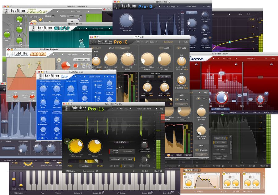 FabFilter Total Bundle 2025.12 для macOS + Портативная версия