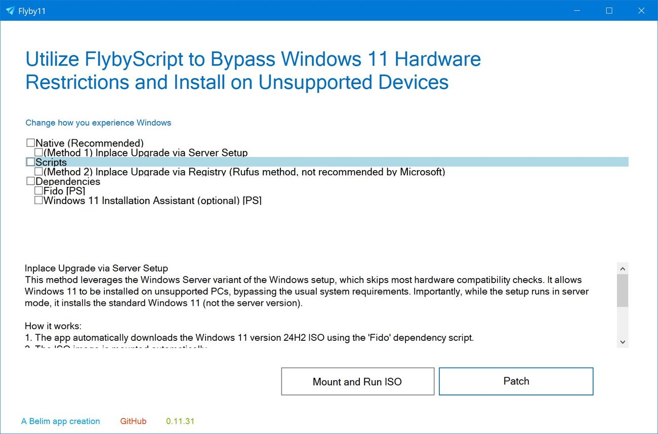 Flyby11 версии 0.17.160