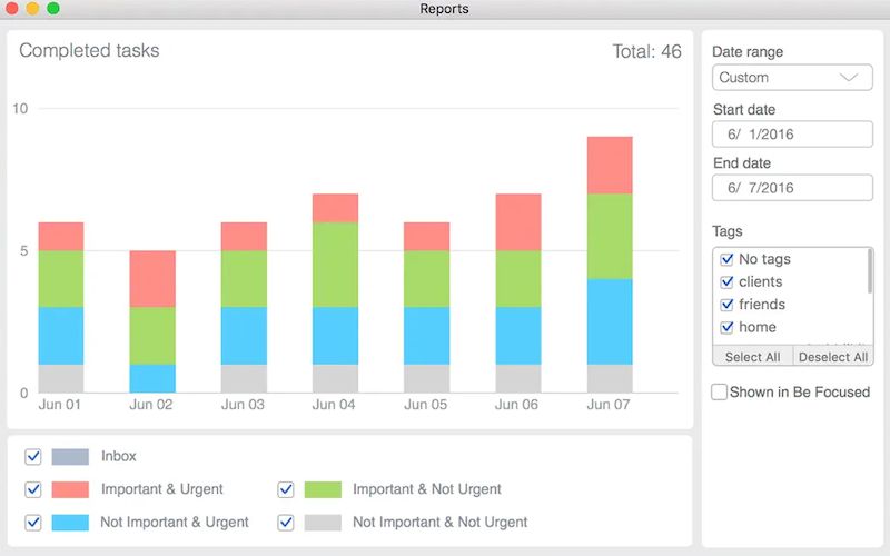 Focus Matrix Pro – Менеджер задач для macOS версии 1.6.1