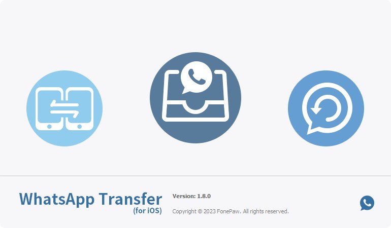 FonePaw WhatsApp Transfer для iOS версии 1.8 и 1.7.0 для macOS
