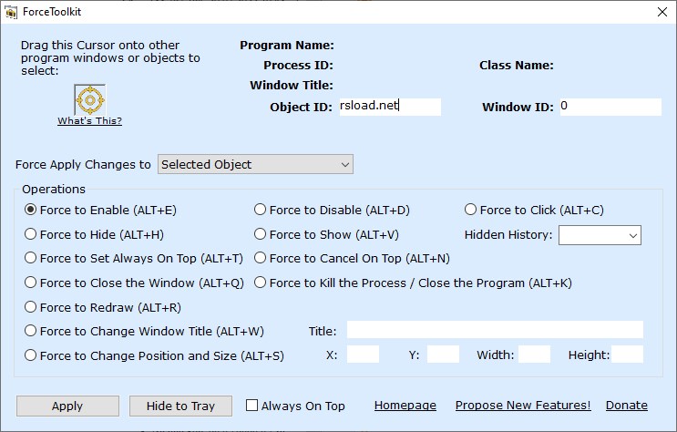 ForceToolkit версия 1.2.1 и Портативная версия