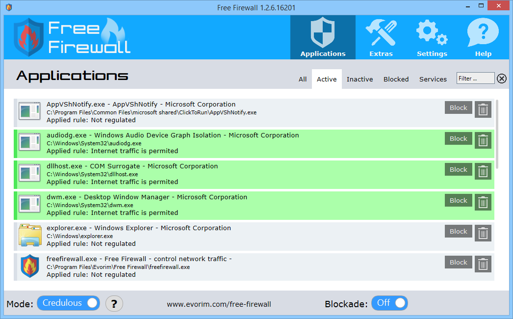 Бесплатный брандмауэр 2.6.2 для x64