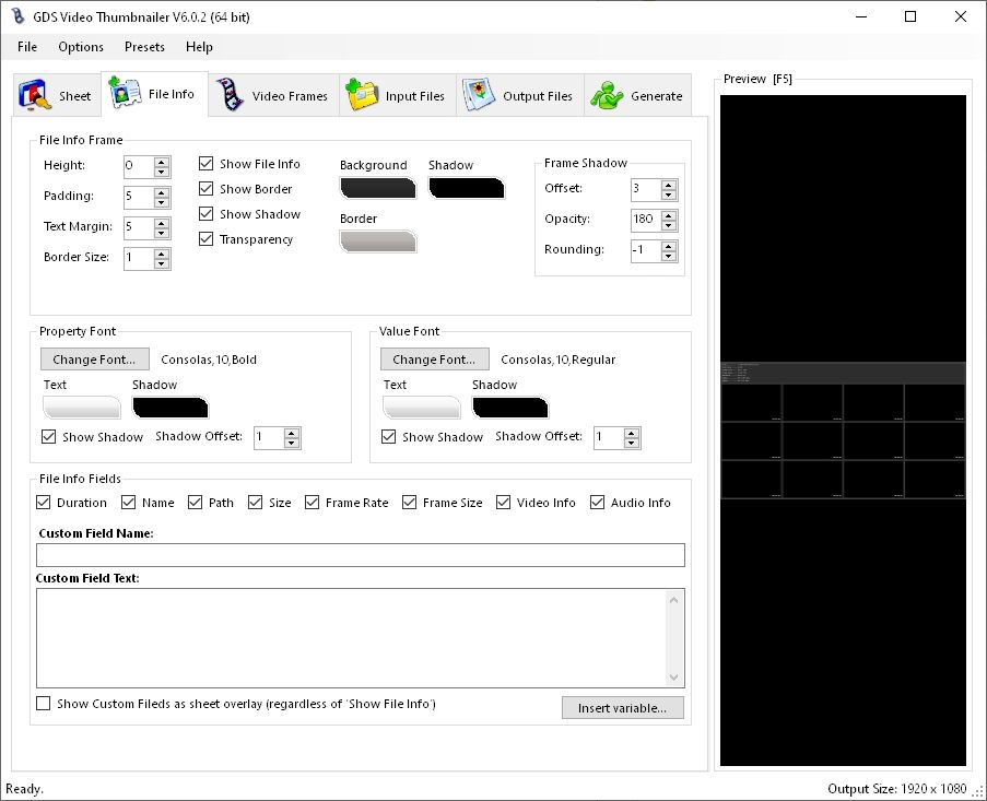 GDS Thumbnail Creator для видео версии 7.0.6