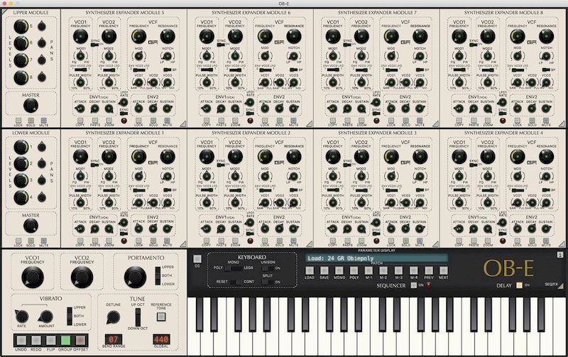 GForce Software Oberheim OB-E версия 2.5.1