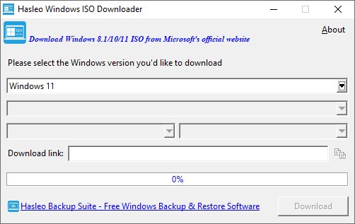 Hasleo Windows ISO Downloader 2.4 с Русским интерфейсом
