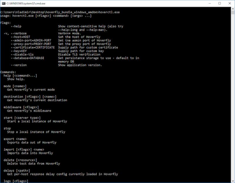 Hoverfly версия 1.10.5 для x64