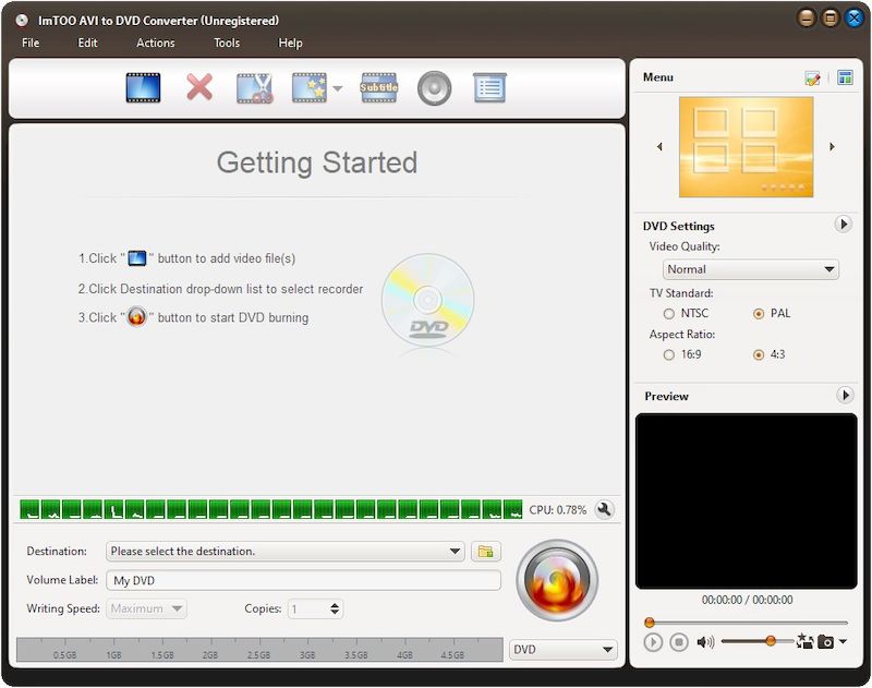 ImTOO AVI to DVD Converter версии 7.1.4.20230228