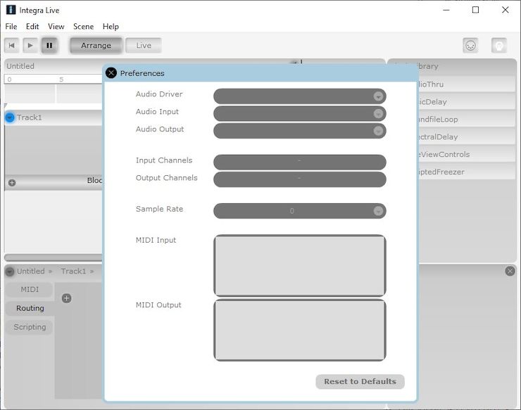 Integra Live версия 1.7.11.3322