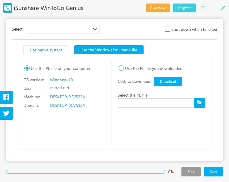 iSunshare WinToGo Genius версия 3.1.7.4