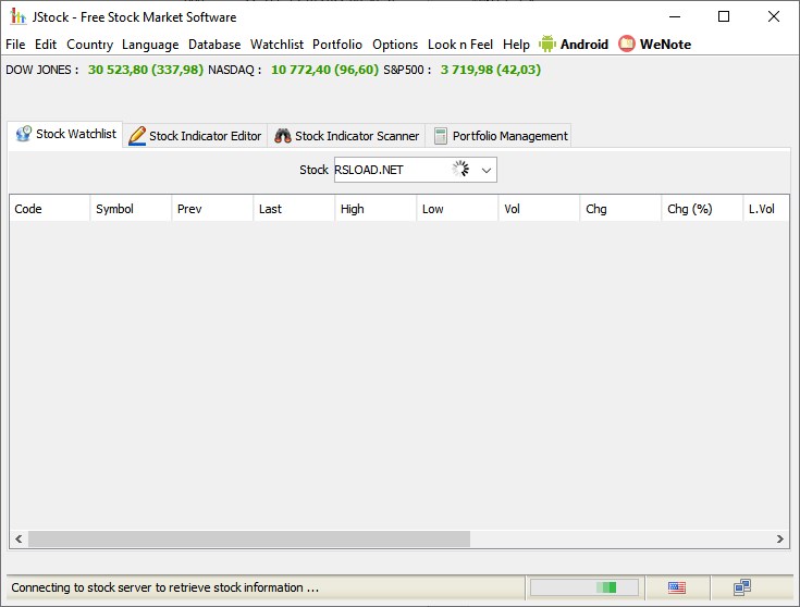JStock версия 1.0.7.59
