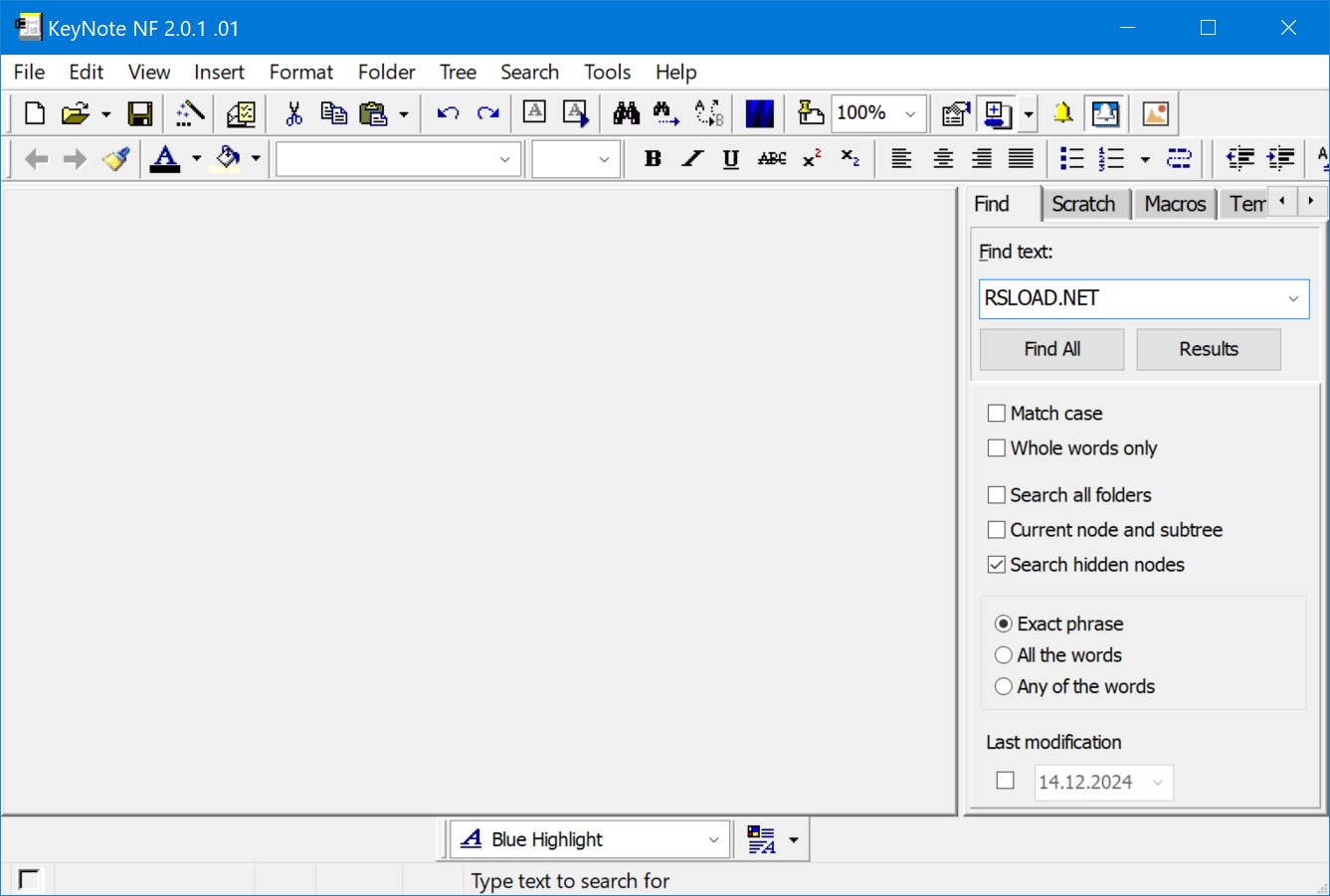 KeyNote версия NF 2.0.1.1