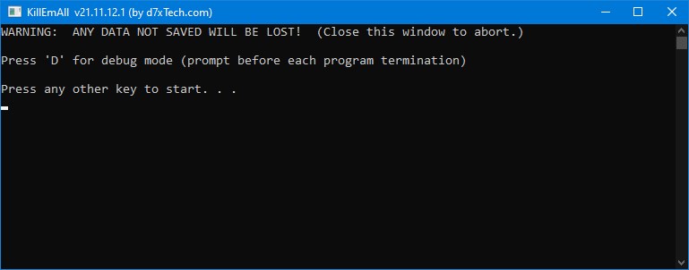 KillEmAll версия 23.3.21