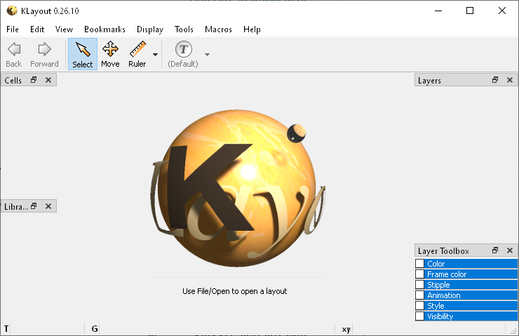 KLayout версия 0.29.9 для 64-битных систем