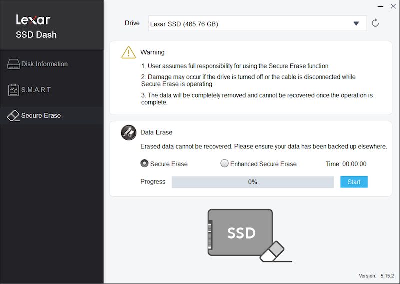 Lexar SSD версия 5.0.17.16