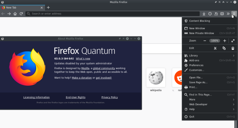 Librefox версия 2.1