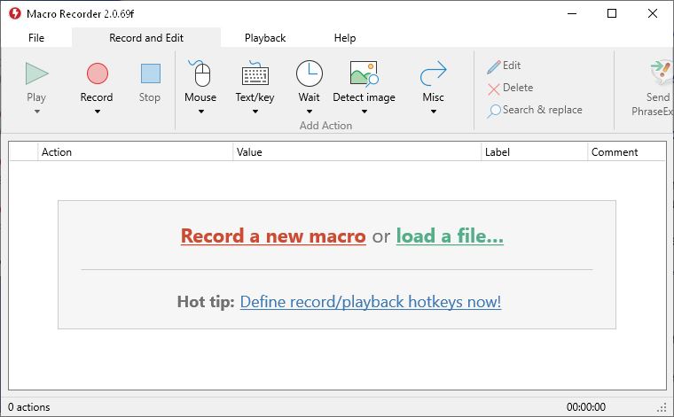 Macro Recorder 3.0.56 с портативной версией и русским языком