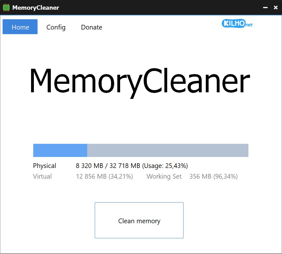 MemoryCleaner 1.7.8 на русском языке