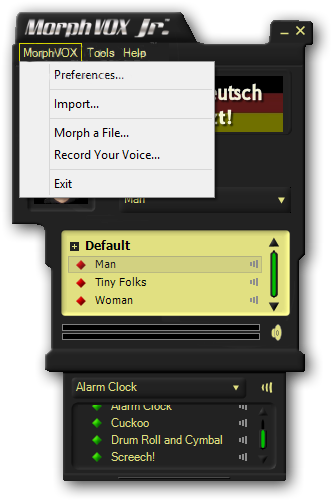 MorphVOX Junior версии 2.9.0.20944