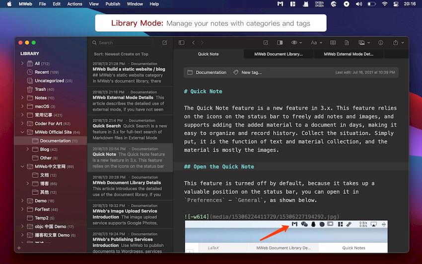 MWeb Pro версия 4.6.7 для macOS