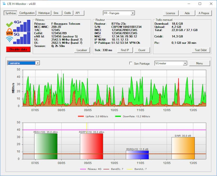 Nexao LTE H-Monitor версии 4.63