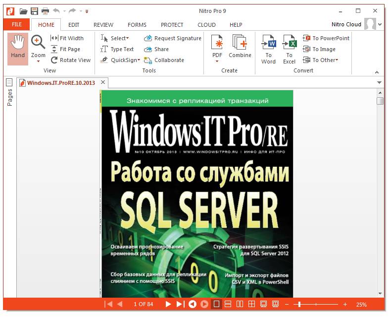 Nitro PDF Professional 14.34.2.0 с русским интерфейсом + + Репак