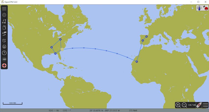 OpenCPN версия 5.8.4