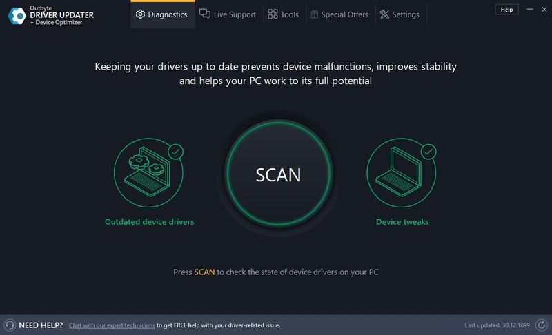 Outbyte Driver Updater версия 2.2.3.15993 + Портативная версия