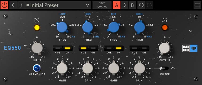 Overloud Gem EQ550 версии 1.1.6 для macOS