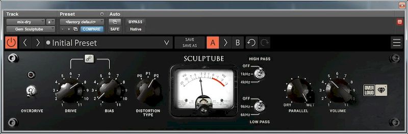 Overloud Gem Sculptube 1.0.5 для macOS