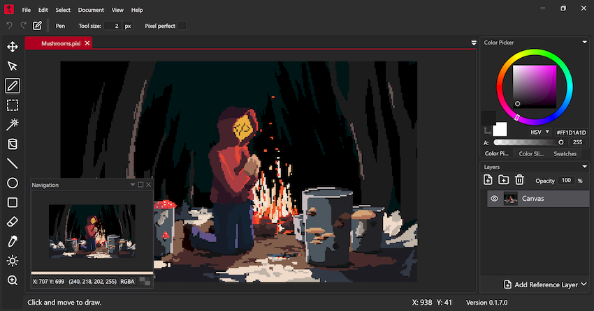 PixiEditor 0.1.8.0 для x64 + Портативная версия