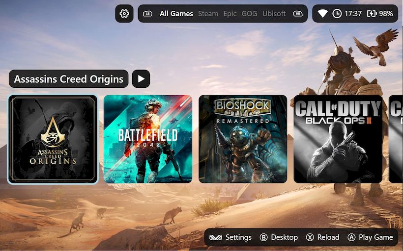 Игровой лаунчер Playmate версии 1.2.1