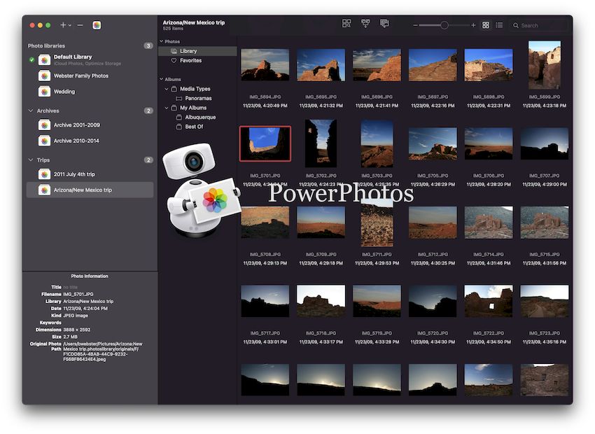 PowerPhotos 2.7.0 для macOS