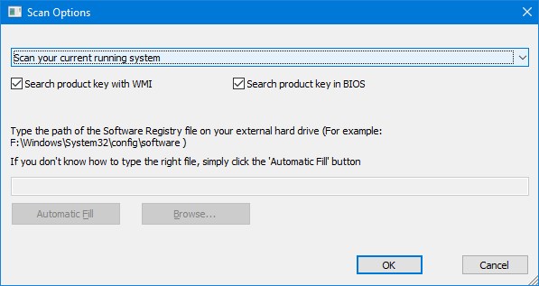 Сканер ключей продукта 1.02