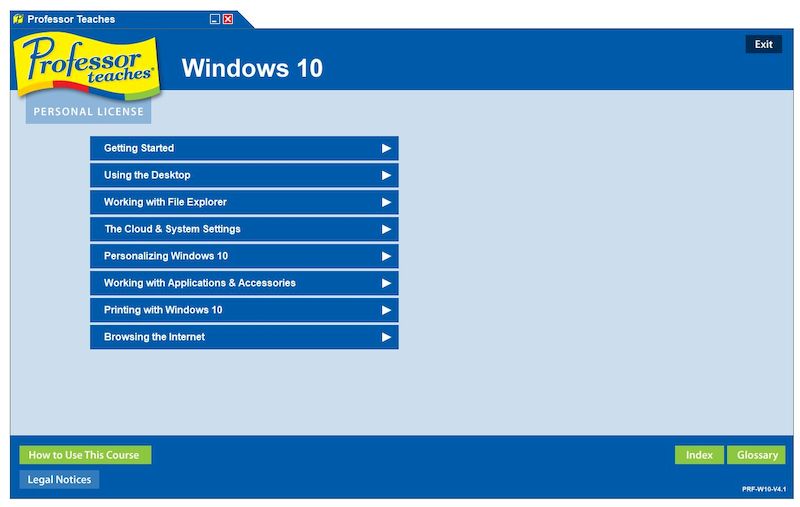 Профессор обучает Windows 10 версии 4.1