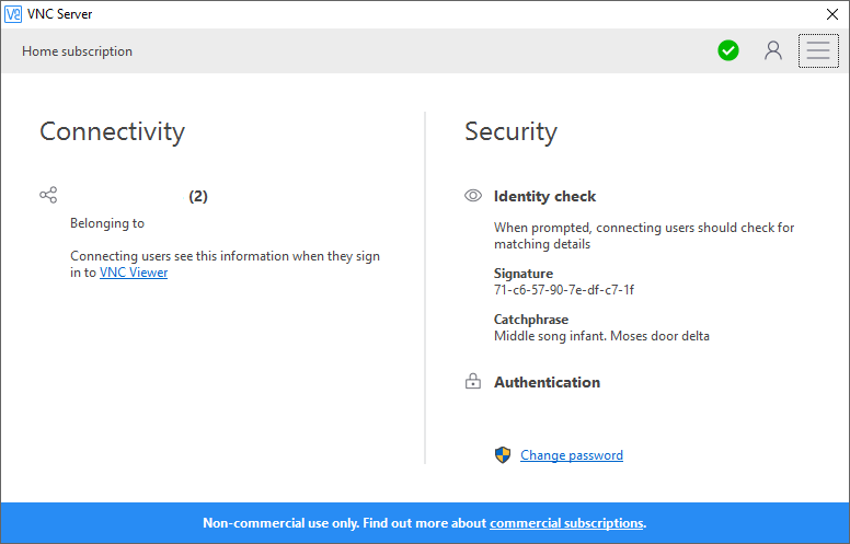 RealVNC VNC Server Enterprise версия 7.13.1 / VNC Connect