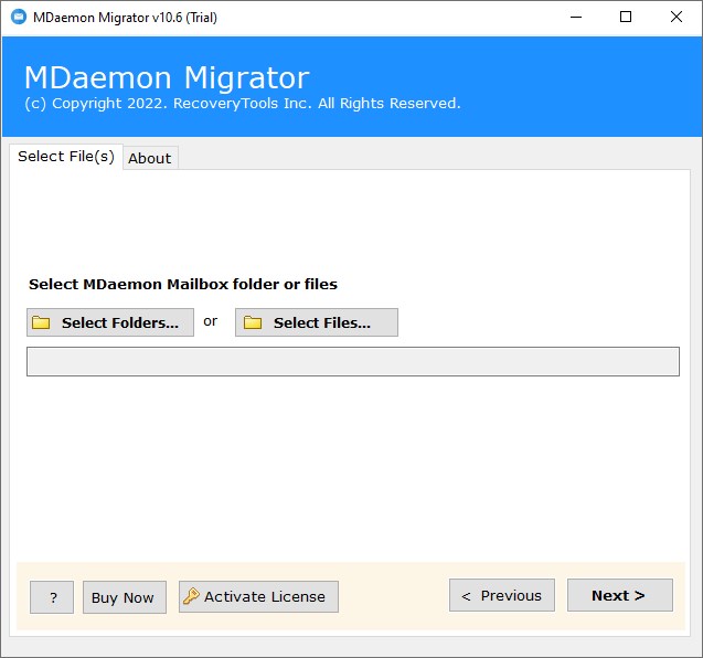MDaemon Migrator от RecoveryTools версии 10.7