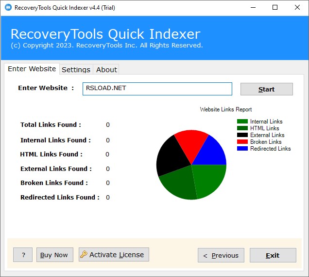 RecoveryTools Quick Indexer версия 4.4