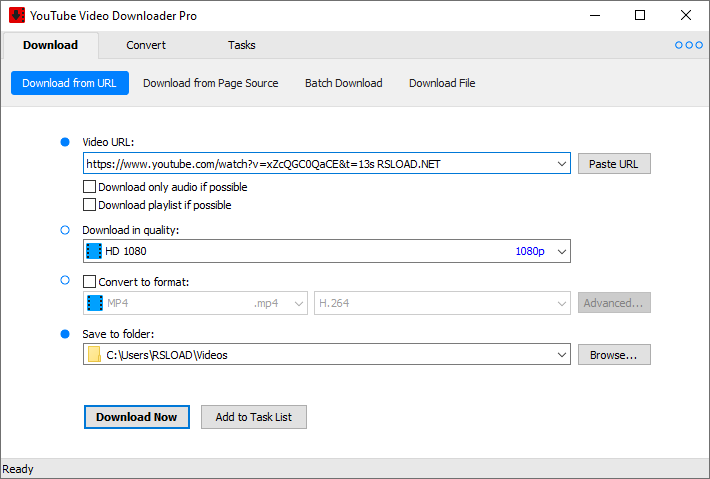 Robin YouTube Video Downloader Pro версия 6.11.3 + Портативная версия
