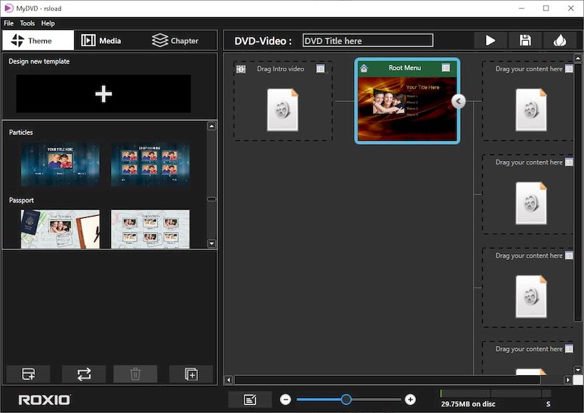 Roxio MyDVD версия 3.0.309.0